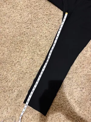 Quince Ultra-Stretch Ponte Straight Leg 4-Pocket Pull-On Pants Black Size Large thumbnail 13