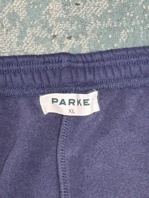 Parke Fleece Boxer Sweatpants XL Navy New thumbnail 4
