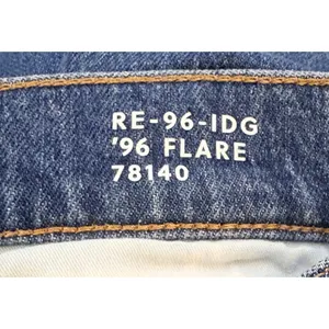 J.Crew 96 Flare Jeans 29 Blue NEW High Rise Patch Pocket RE-96-IDG thumbnail 8