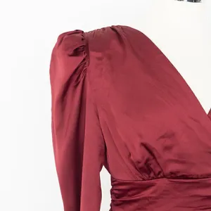 Lavish Lice.‎ Ruby Holiday Satin Wrap Dress. thumbnail 11