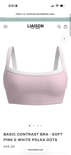 Soft pink liaison the label workout set Size XS thumbnail 2