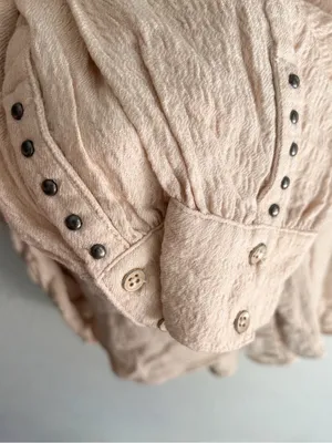 Free People We The Free Hidden Valley Oversized Buttondown Medium thumbnail 5