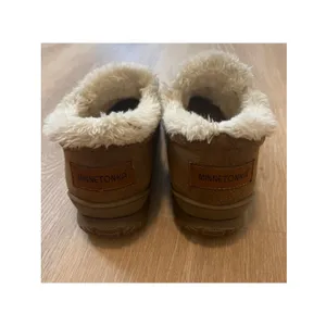 Minnetonka Womens US 7M Slip-On Moccasins Faux Fur Slipppers Booties Shoes 69043 thumbnail 3