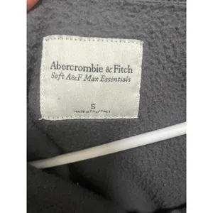 Abercrombie & Fitch Soft Max 1/4 Zip Sweatshirt S Grey thumbnail 2