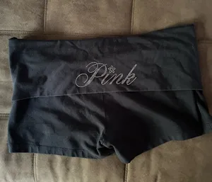 Victoria’s Secret Rhinestone Foldover Shorts Size Large thumbnail 1