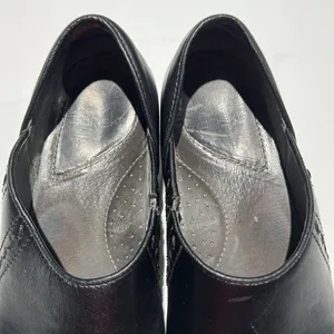 Dansko Black‎ Leather Slip On Clogs Size 38/7.5-8. B62 thumbnail 9