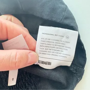Reformation women’s size 0 Black Halter Crop‎ Top thumbnail 10