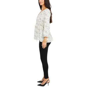 Mama Prima by Motherhood Maternity Ponte Maternity Postpartum Leggings Black L thumbnail 7