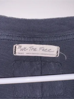 We The Free Navy Long Sleeve Crewneck Tee thumbnail 3