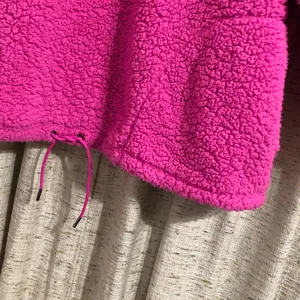 Lane Bryant Livi Active Hot Pink Sherpa Quarter Zip Pullover thumbnail 6