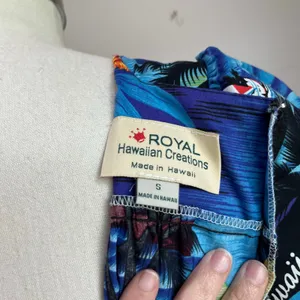 Royal Hawaiian Creations VTG Sunset Island Midi Dress S Tropical Aloha thumbnail 11
