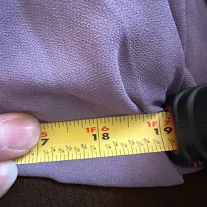 Lulus Lavender NWT Evening Maxi Tie Straps Gown.V Neck Low Cut Sz L Zip In Back. thumbnail 16