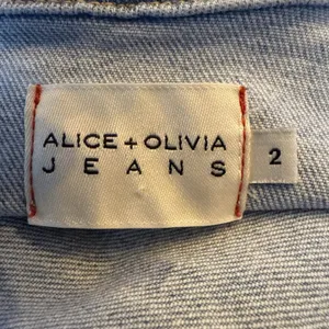 Alice + Olivia Jeans Blue Denim‎ Mini Dress Size 2 Zipper Front Pockets Belted thumbnail 12