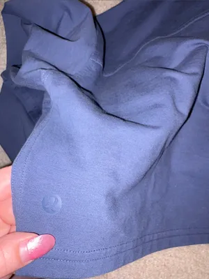 Lululemon All Yours Cropped Hoodie Ink Blue thumbnail 4