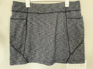 ATHLETA Women’s Excursion Skort Skirt Charcoal Gray Upf 50+ Pockets Size XL thumbnail 1