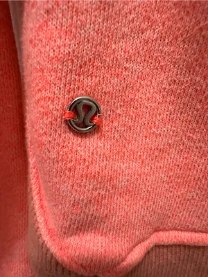 LULULEMON On The Daily Hoodie Jacket grapefruit coral pink size 6 thumbnail 10