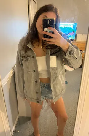 Hello Molly Denim Jacket thumbnail 1