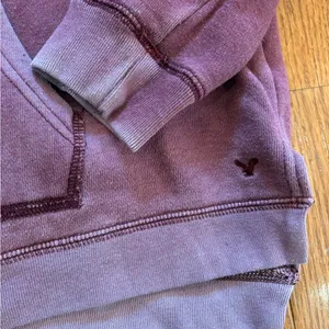 American Eagle Sweater Unisex Hoodie Faded Long Sleeve Pullover thumbnail 2