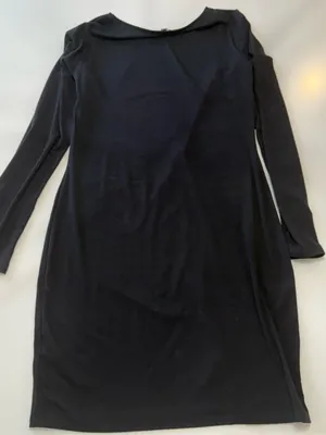 Lulu's Black Long Sleeve Crewneck Sheath Dress Size Medium thumbnail 9