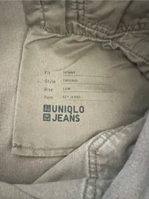 Uniqlo Women's Ezy Corduroy Low Rise Skinny Tapered Pants thumbnail 7