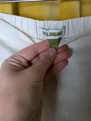 Celandine Linen-Blend Side-Slit Maxi Skirt thumbnail 3