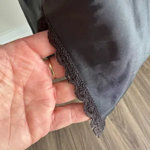 Vintage Warners Lace Half Slip Satin Black XL thumbnail 5
