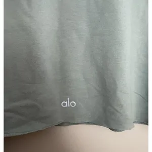Alo Yoga Double Take Pullover Sweatshirt Green Women's Size XS thumbnail 10