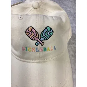 Frasier Sterling Sport Pickleball‎ Embroidered Baseball Cap Cream AAP07 NEW thumbnail 4