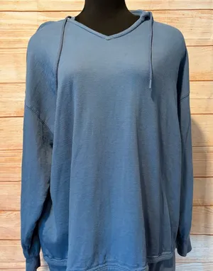 Athleta Women's  Blue Hoodie Sweater thumbnail 1