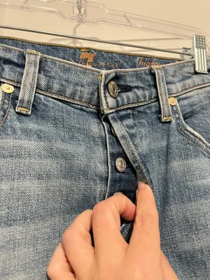 7 For All Mankind Size 29 Blue High Waist Josefina Boyfriend Jeans thumbnail 8