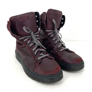 Dr Martens Mix 10 Eye Boots Womens 9 Cherry Red thumbnail 1