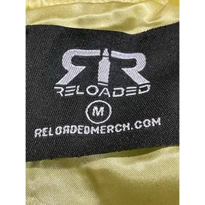 Men's Button Up Reloaded Blue /yellow/red Wool Varsity‎ Jacket Med. B-Q thumbnail 5