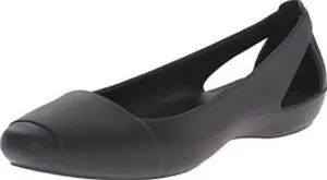 Crocs Sienna flats‎ black size 11 thumbnail 1