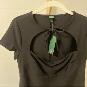 Wild Fable Black Mini Shift‎ Dress Sustainable Style Small thumbnail 2