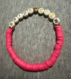 Pink Bride Crew Bracelet thumbnail 1