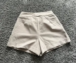 a new day Light Cream High-Waist Tailored Women’s Shorts thumbnail 2