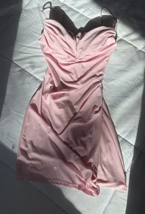 Pink Sparkly Windsor Dress thumbnail 1