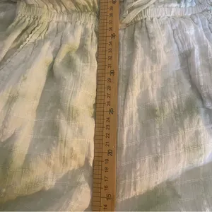 Aerie Light Green Textured Romper country cowgirl‎ feminine boho festival Medium thumbnail 10