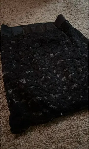 Lace skirt Black thumbnail 3