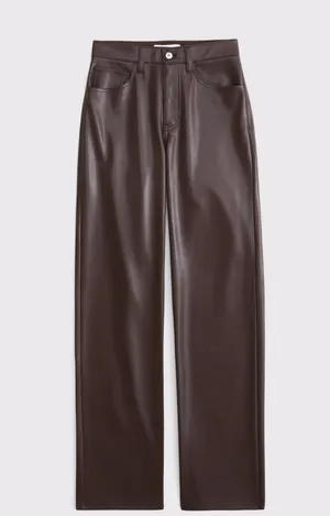 Abercrombie Leather Pants thumbnail 1
