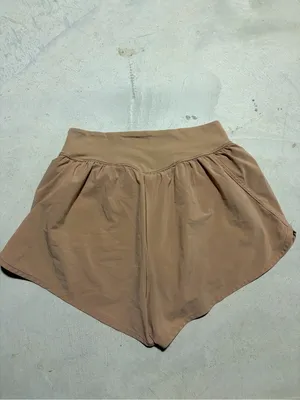 Aerie offline Women’s High-Waist Athletic Shorts in Taupe small thumbnail 5