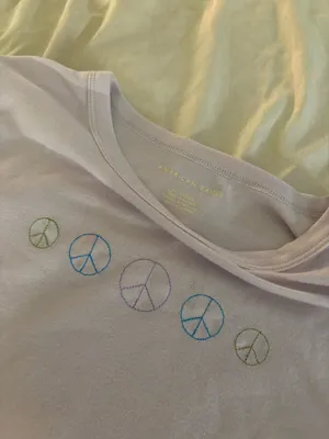 American Eagle Embroidered Baby Tee thumbnail 2