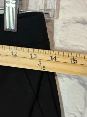 Quince Black Ultra Stretch Pointe Straight Leg Pants, Medium thumbnail 4