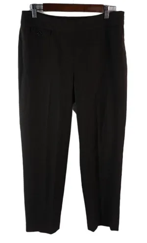 Talbots Chocolate 10 Petite Side Zip Pants thumbnail 1