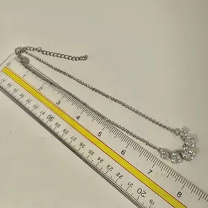 Charming Charlie rhinestone pendant necklace thumbnail 8