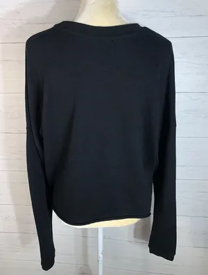 Hot Topic - Geometric Floral Lace Up Sweatshirt size L thumbnail 6