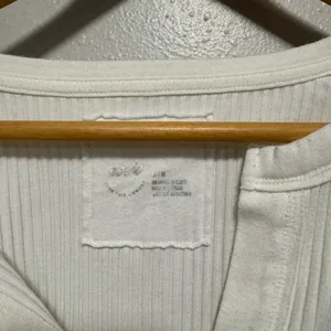 Aerie Ribbed Long Sleeve V - Neck Shirt - Size Medium thumbnail 3