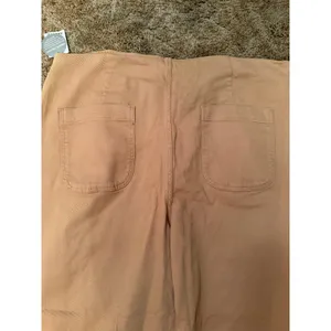 Ophelia Roe High Rise Cropped Utility Pants NWT Peach Tan Wide Leg Colette thumbnail 5