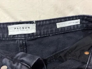PacSun Black High Rise Festival Short Size 26 thumbnail 3