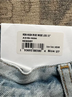 NWT AGOLDE Ren High Waist Wide Leg Jeans thumbnail 8
